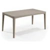 ALLIBERT GIRONA FLAT WAVES Gartentisch 160 x 90 x 74 cm, Cappucino - B-Ware