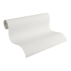 AS CRÉATION überstreichbare Struktur-Vliestapete (Linien Struktur, Weiß, 10,05 x 0,53 m) - B-Ware neuwertig