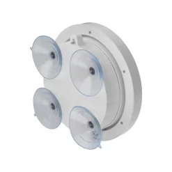 AURIOL® Funk-Badezimmeruhr, mit 4 rückseitigen Saugnäpfen (Weiß) - B-Ware sehr gut