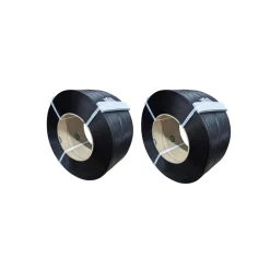 Bang & Co PP-Umreifungsband 12 × 0,55 mm schwarz – 2 Rollen à 2500 m - B-Ware neuwertig