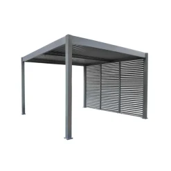 bellavista - Home & Garden® Sichtschutz-Lamellenelement »Oasis« (130 cm, Anthrazit) - B-Ware sehr gut