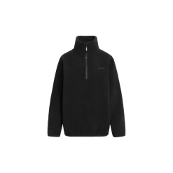 BENCH Damen Pullover mit Reißverschlusss (Schwarz, XL) - B-Ware sehr gut