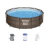 Bestway Framepool-Set »Steel Pro Max DELUXE SERIES« mit Filterpumpe und Leiter, Ø 3,66 x 1 m - B-Ware"