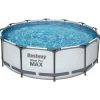 Bestway Pool »Steel ProMAX™«, Stahlrahmenpool-Set, Filterpumpe, Sicherheitsleiter 366x100 cm - B-Ware neuwertig