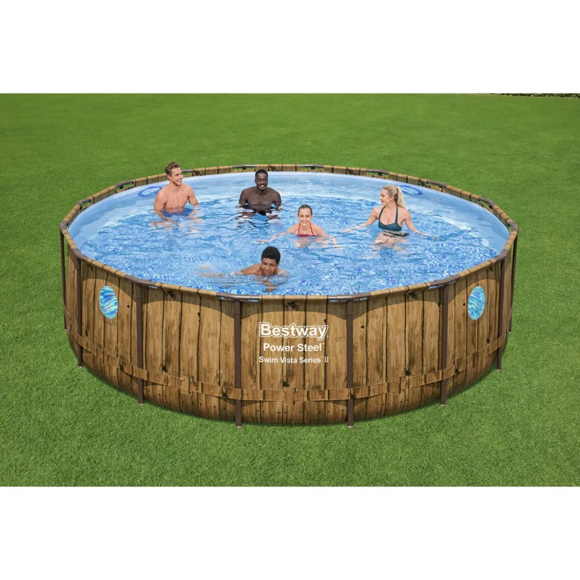 Bestway Power Steel Swim Vista 488x122 - B-Ware neuwertig