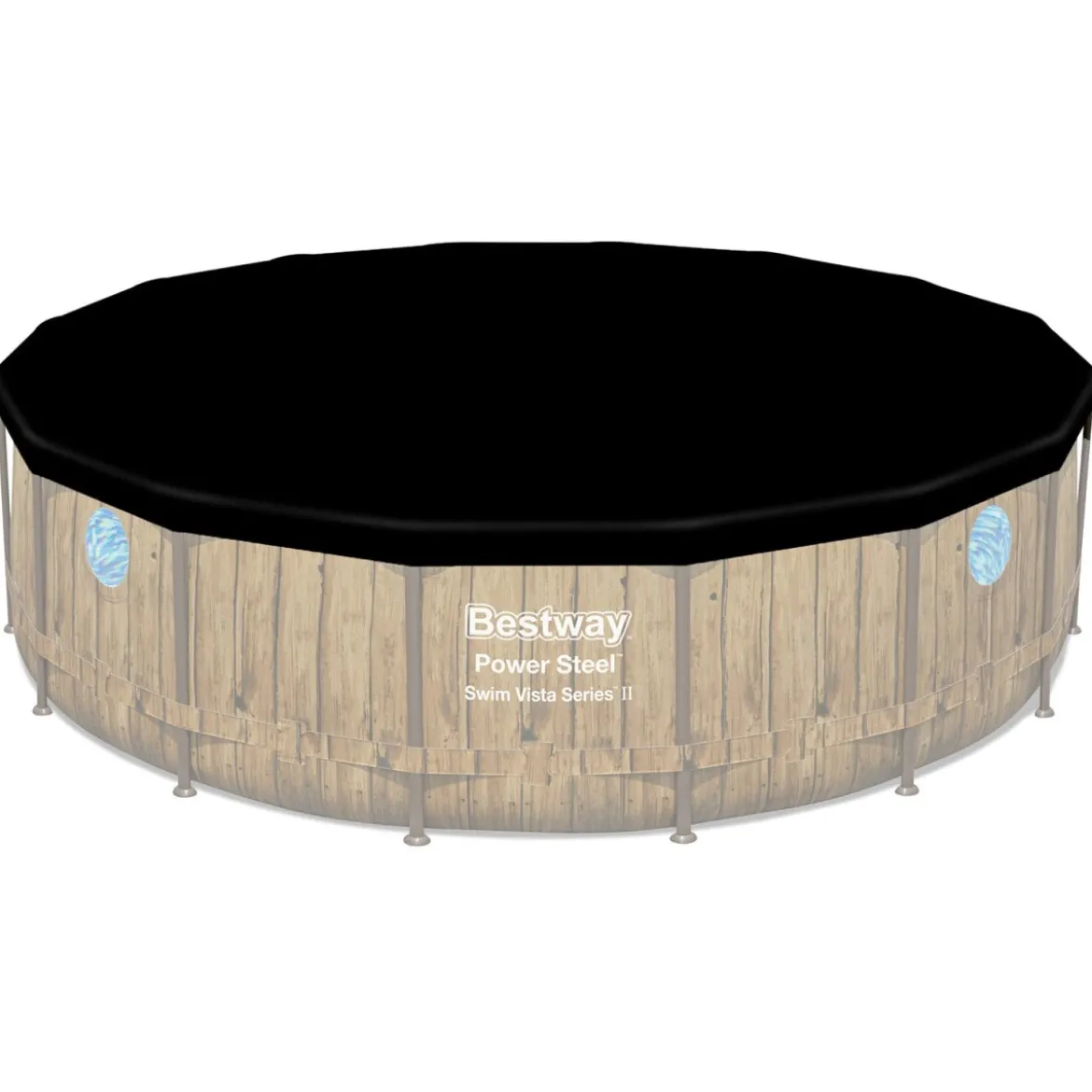 Bestway Power Steel Swim Vista 488x122 - B-Ware neuwertig