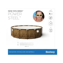 Bestway Power Steel Swim Vista 488x122 - B-Ware neuwertig