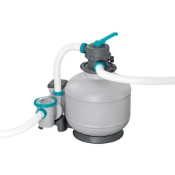 BESTWAY Sandfilteranlage mit Zeitschaltuhr 8.327 l/h, 280 W Grau - B-Ware gut