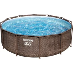 Bestway »Steel Pro Max™ DELUXE SERIES™« Framepool-Set, mit Filterpumpe und Leiter - B-Ware neuwertig