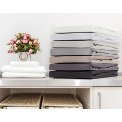 Biberna Jersey Spannbettlaken, für Boxspringmatratzen, enthält Baumwolle und Elasthan - B-Ware