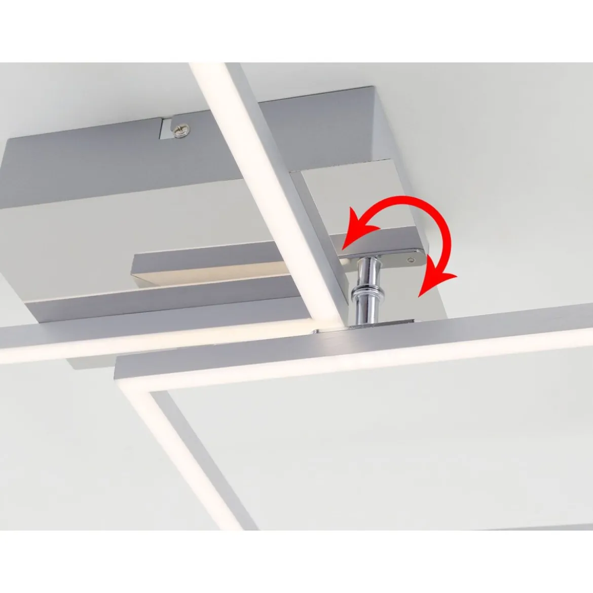 Briloner CCT LED Design Deckenleuchte, Lichttemperatur + Helligkeit regulierbar - B-Ware