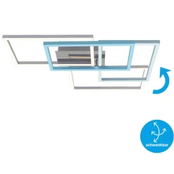 Briloner CCT LED Design Deckenleuchte, Lichttemperatur + Helligkeit regulierbar - B-Ware