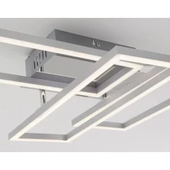 Briloner CCT LED Design Deckenleuchte, Lichttemperatur + Helligkeit regulierbar - B-Ware