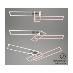 Briloner CCT LED Design Deckenleuchte, Lichttemperatur + Helligkeit regulierbar - B-Ware