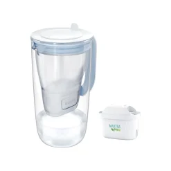 BRITA Tischwasserfilter aus Glas hellblau inkl. 1x MAXTRA PRO ALL-IN-1 Filterkartusche - B-Ware neuwertig