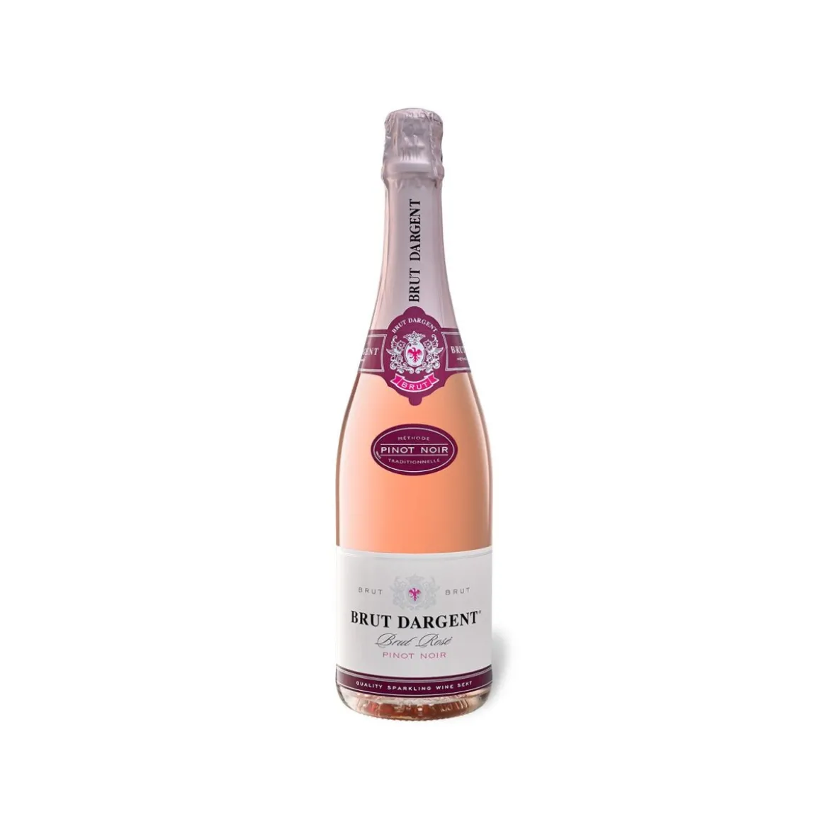 Brut d'Argent Pinot Noir rosé brut, Schaumwein 2019