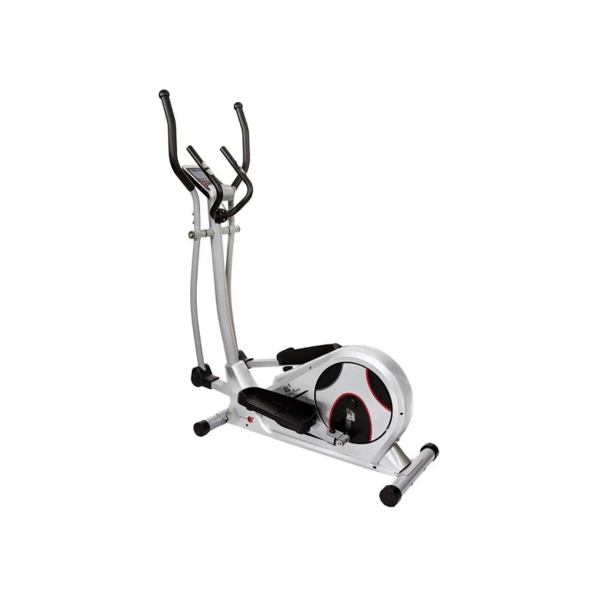 Christopeit Sport Crosstrainer Ergometer EL 5, silber/schwarz/rot - B-Ware Transportschaden