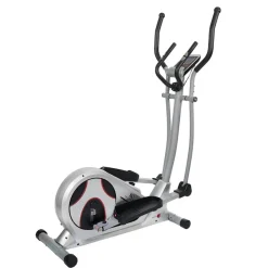 Christopeit Sport Crosstrainer Ergometer EL 5, silber/schwarz/rot - B-Ware Transportschaden