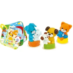 Clementoni® Kinderspielzeug aus Kunststoff Clemmy, Haustiere inkl. Buch - B-Ware neuwertig