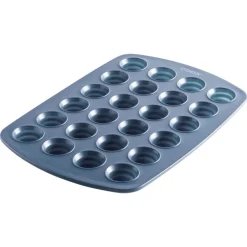 COOX Silikon-Muffinform 24er, ca. Ø 3,5cm (Blaugrau) - B-Ware sehr gut