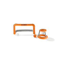 CRIVIT Aufblasbares Pool-Volleyballnetz / Aufblasbares Pool-Tor-und-Korb-Set - B-Ware