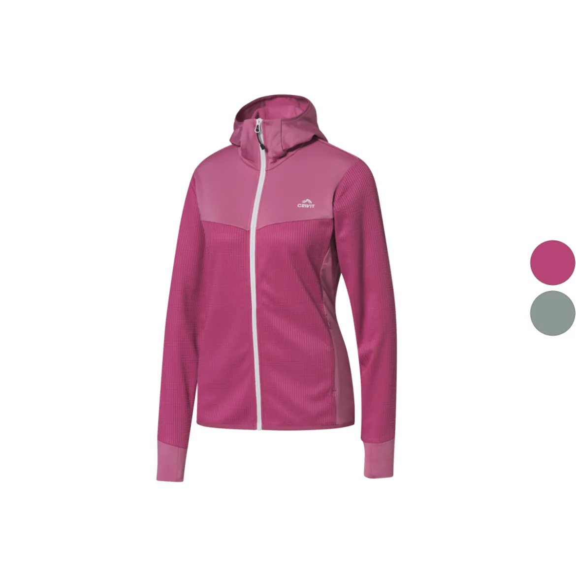CRIVIT Damen Funktionsjacke, mit geruchsneutraler Technologie HeiQ Mint - B-Ware