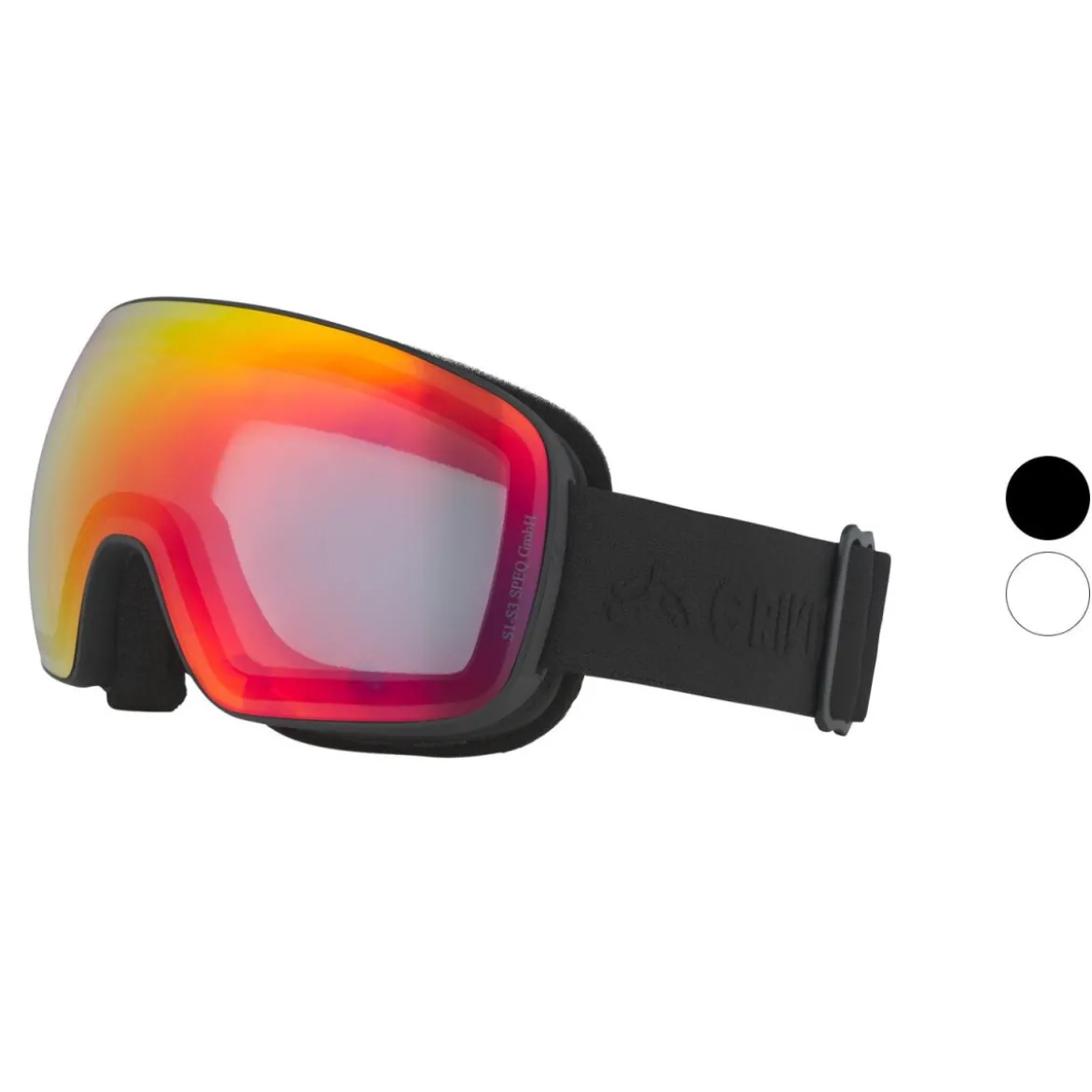 CRIVIT Damen Herren Ski- und Snowboardbrille, mit selbsttönendem Visier - B-Ware