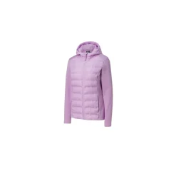 CRIVIT Damen Hybridjacke, wasserabweisendes Obermaterial (Lila, XS(32/34)) - B-Ware neuwertig