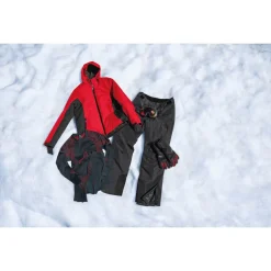 CRIVIT Damen Skijacke, wind- und wasserdicht (rot, XS(32/34)) - B-Ware neuwertig