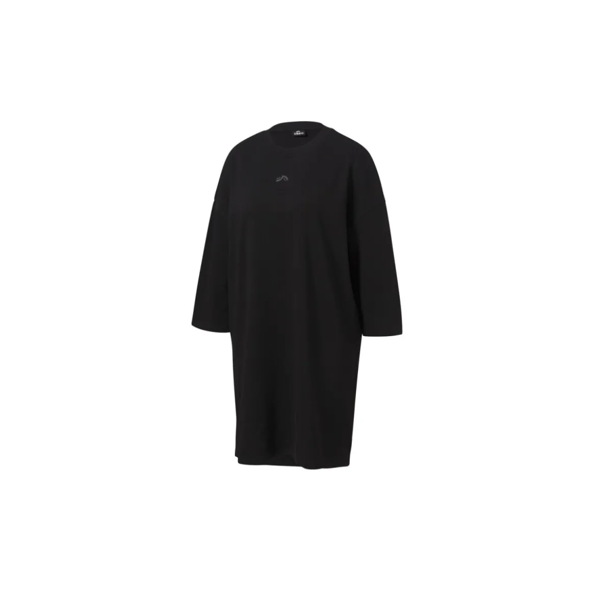 CRIVIT Damen Sweatkleid mit HeiQ Mint Technologie (Schwarz, S(36/38)) - B-Ware neuwertig