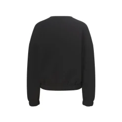 CRIVIT Damen Sweatpullover mit HeiQ Mint Technologie (Struktur schwarz, M(40/42)) - B-Ware neuwertig