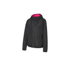 CRIVIT Damen Wendejacke, wasserabweisendes Obermaterial (pink/schwarz, S(36/38)) - B-Ware neuwertig