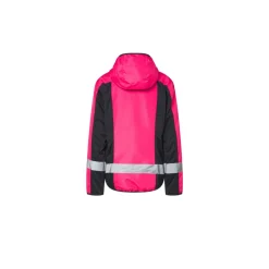 CRIVIT Damen Wendejacke, wasserabweisendes Obermaterial (pink/schwarz, S(36/38)) - B-Ware neuwertig