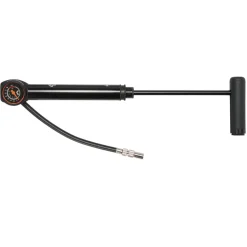 CRIVIT Fahrrad-Multifunktionswerkzeug / Untersatteltasche mit Werkzeug / Minipumpe mit Manometer - B-Ware