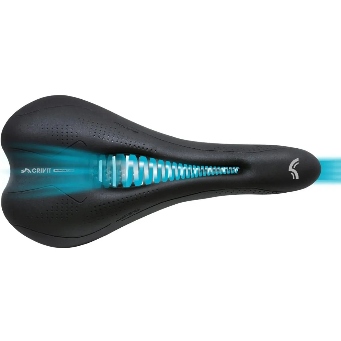 CRIVIT Fahrradsattel Memory Foam (MTB) - B-Ware neuwertig