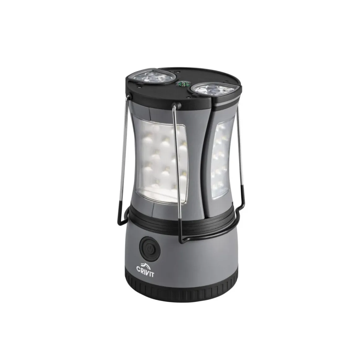 CRIVIT 2-in-1-Campinglampe (Grau) - B-Ware neuwertig
