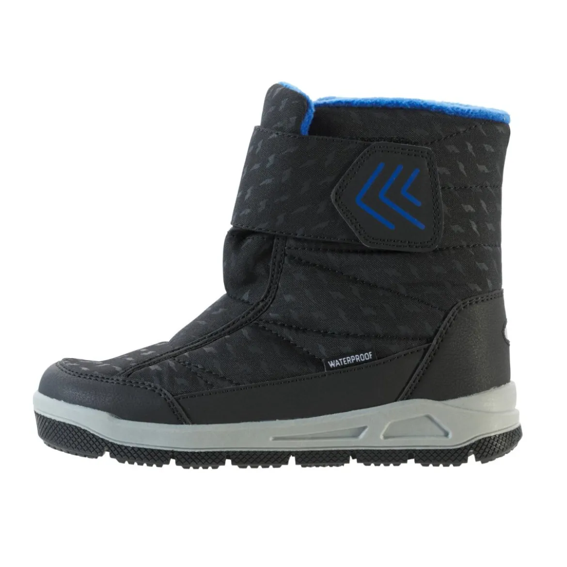 CRIVIT Kinder-Schneestiefel, 34, schwarz/blau - B-Ware neuwertig