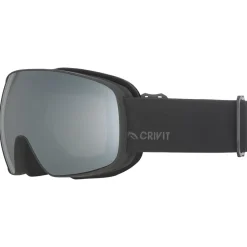 CRIVIT Kinder Ski- und Snowboardbrille (Rahmenlos, schwarz) - B-Ware sehr gut