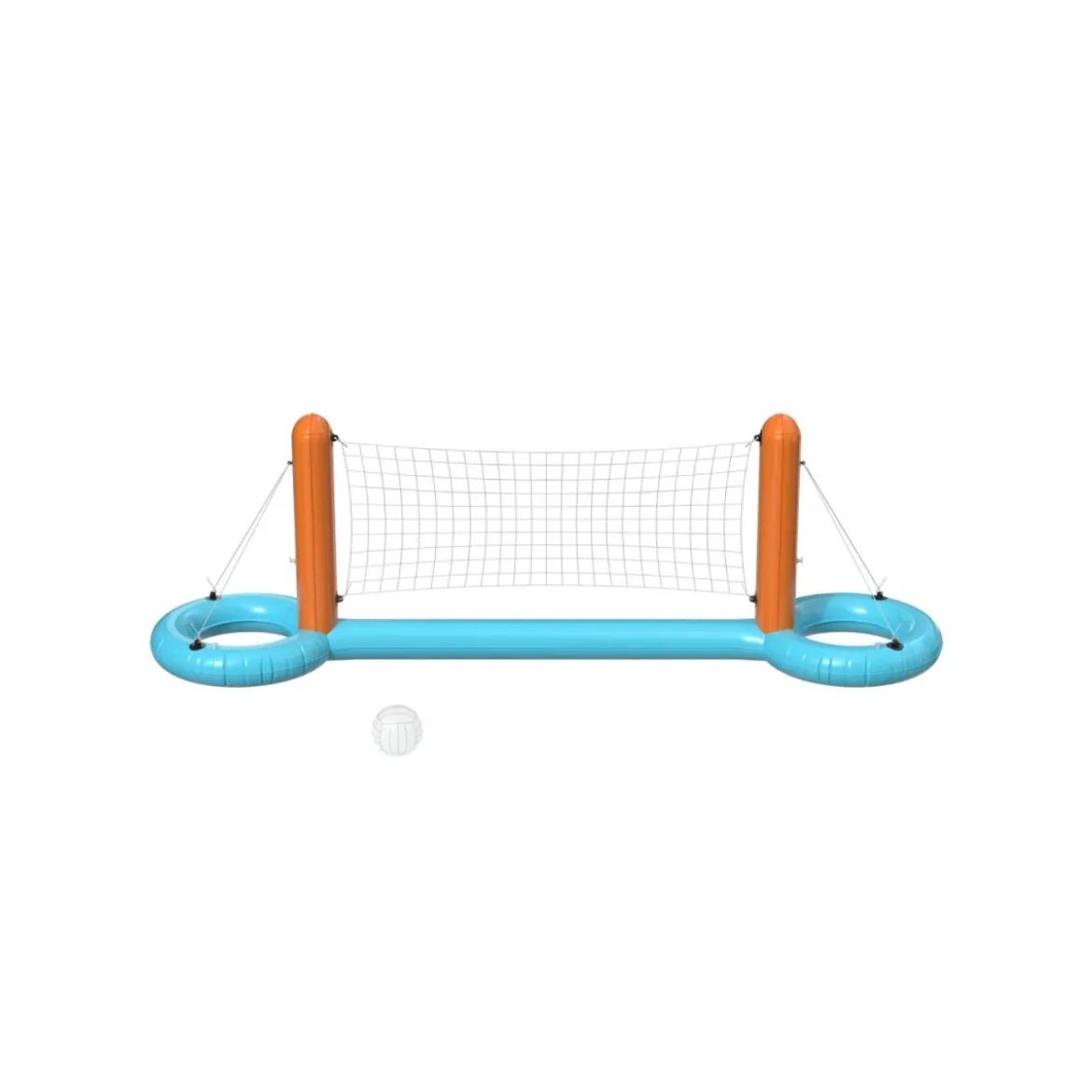CRIVIT Pool-Volleyballnetz / Pool-Tor-und-Korb-Set, aufblasbar - B-Ware