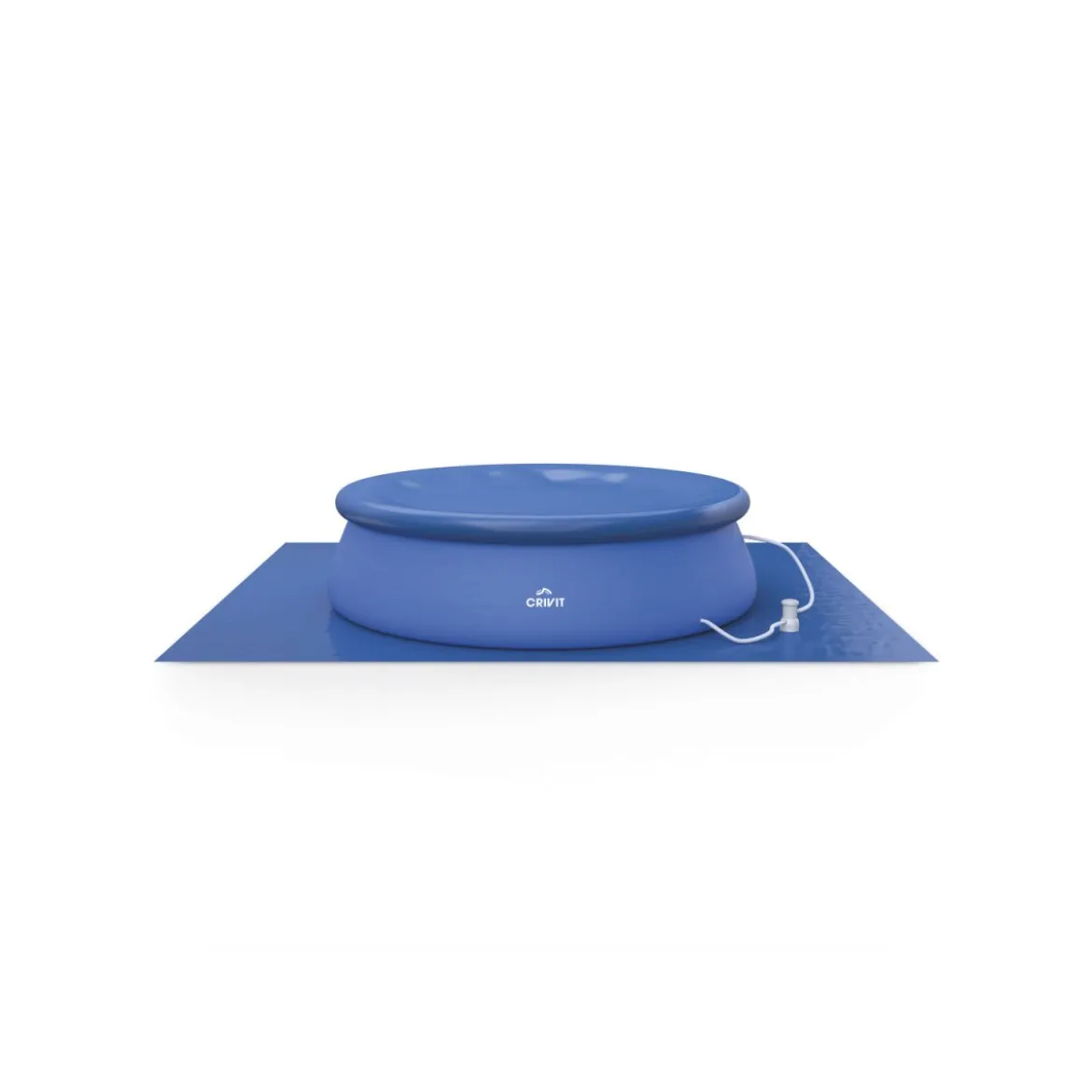 CRIVIT Quick-up-Pool-Set, Ø 457 x 122 cm, inkl. Filterpumpe - B-Ware neuwertig