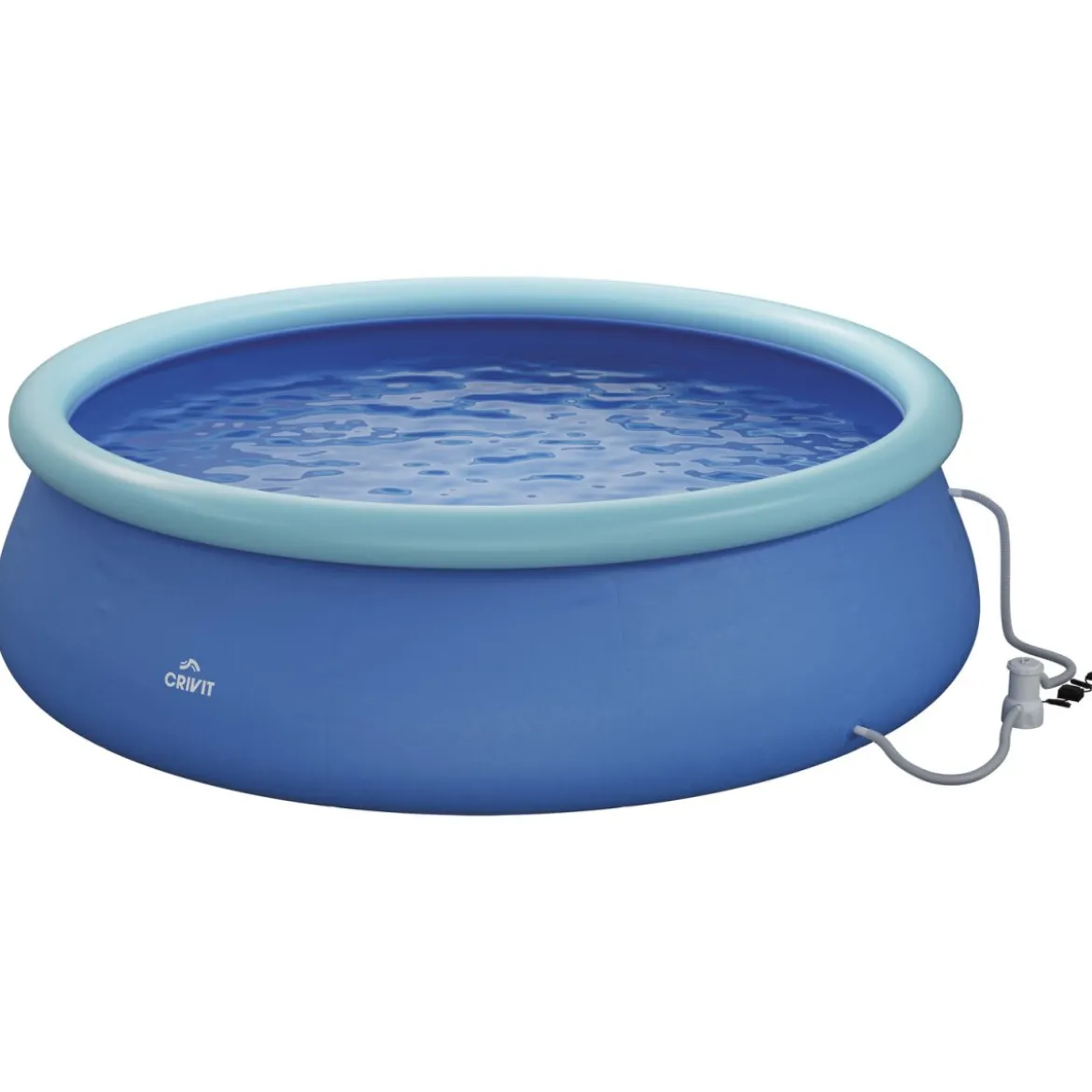 CRIVIT Quick-up-Pool, Ø 300 x H 76 cm, inkl. Filterpumpe - B-Ware