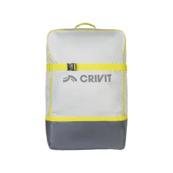CRIVIT Rucksack für ein aufblasbares Kajak, grau/gelb - B-Ware gut