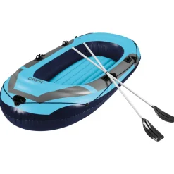 CRIVIT Schlauchboot, mit umlaufender Sicherheitsschnur, blau - B-Ware sehr gut