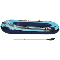 CRIVIT Schlauchboot, mit umlaufender Sicherheitsschnur, blau - B-Ware sehr gut