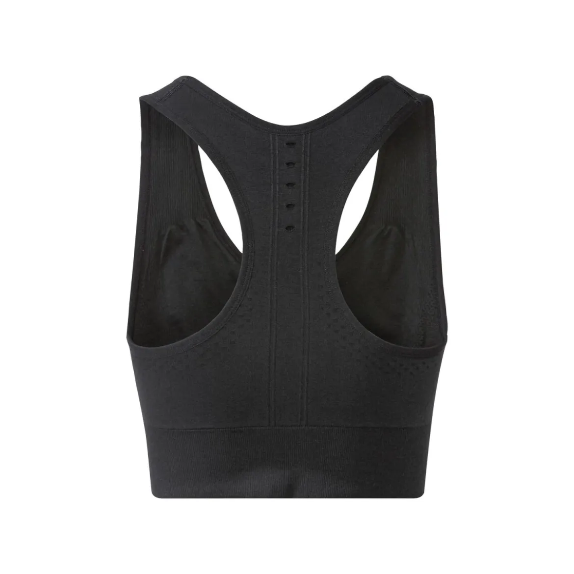CRIVIT Seamless-Sportbustier, Medium-Level, mit formendem Effekt (anthrazit, S (36/38)) - B-Ware neuwertig