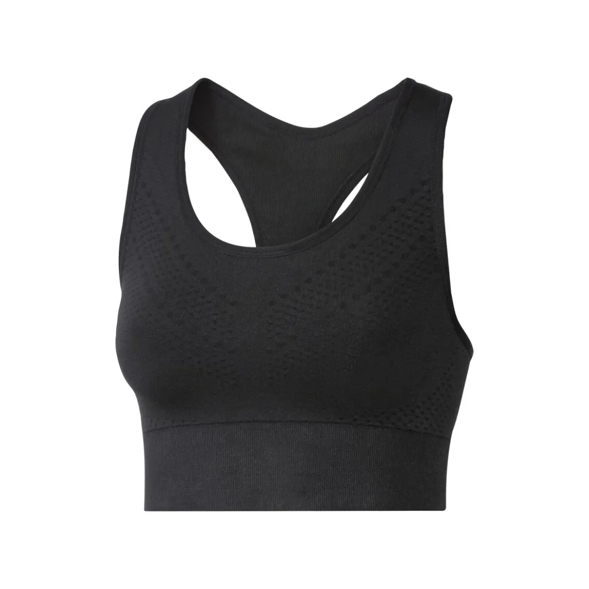 CRIVIT Seamless-Sportbustier, Medium-Level, mit formendem Effekt (anthrazit, S (36/38)) - B-Ware neuwertig