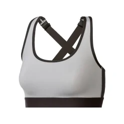CRIVIT Sportbustier, Medium-Level, mit Ringerrücken (grau, XS(32/34)) - B-Ware neuwertig