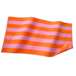 CRIVIT Strandtuch, 90 x 180 cm, orange/rosa - B-Ware sehr gut