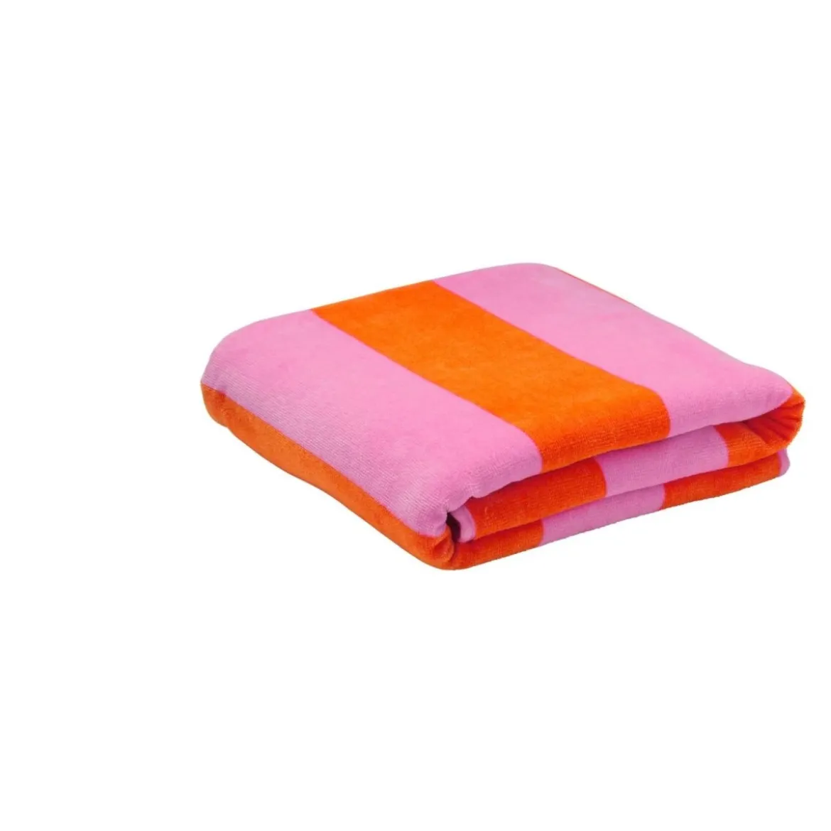 CRIVIT Strandtuch, 90 x 180 cm, orange/rosa - B-Ware sehr gut
