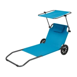 CRIVIT Strand- und Transportliege, mit Sonnendach - B-Ware